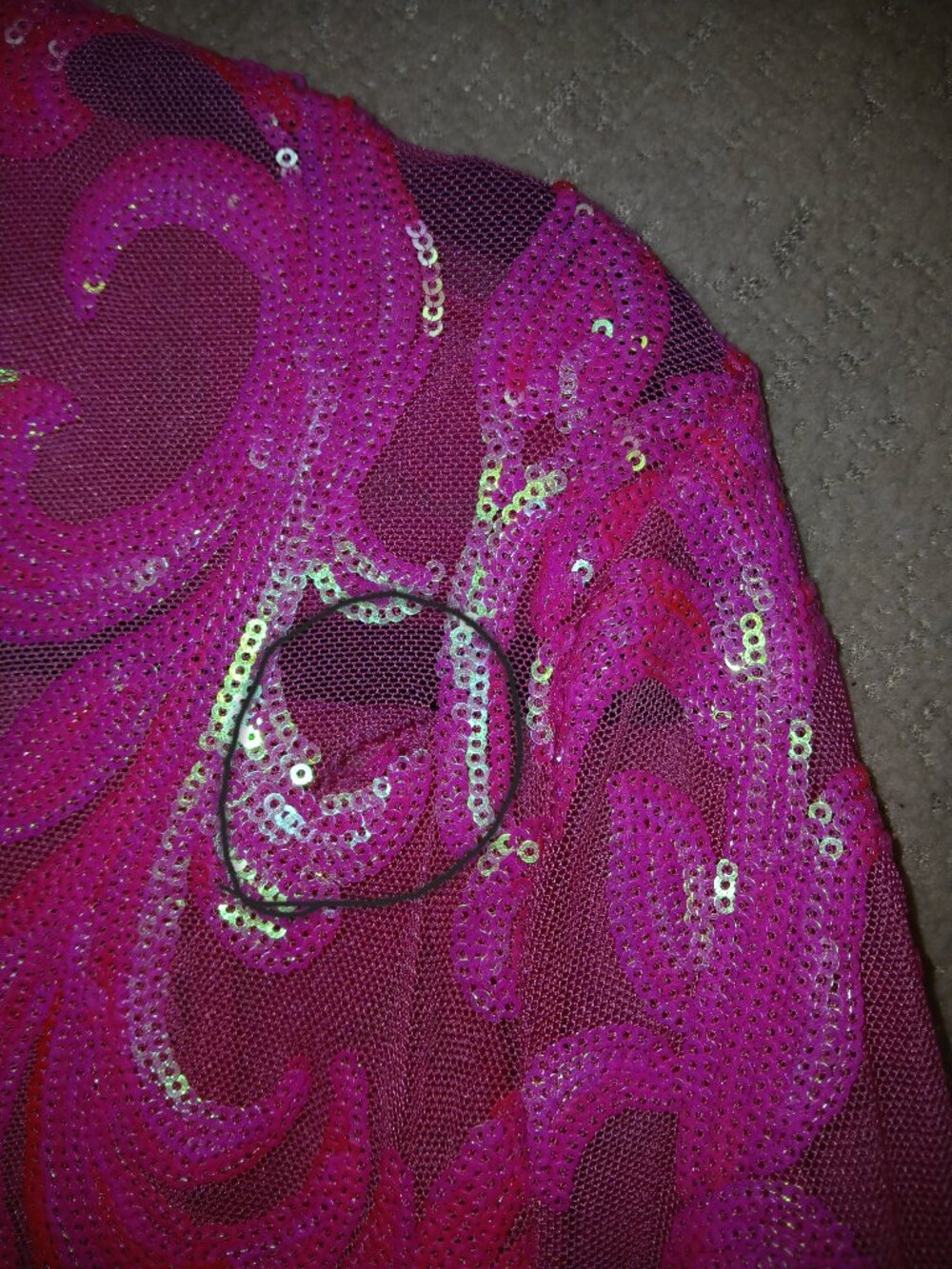 Pink sequin duster - Picture 7 of 7